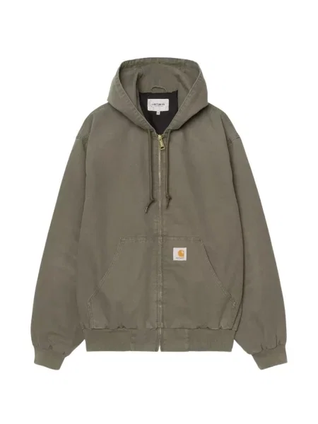 Geacă Carhartt Wip cu glugă verde