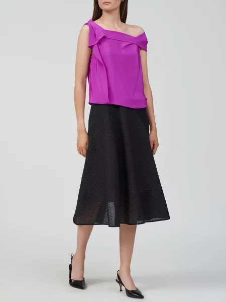 Блуза Roland Mouret фіолетова