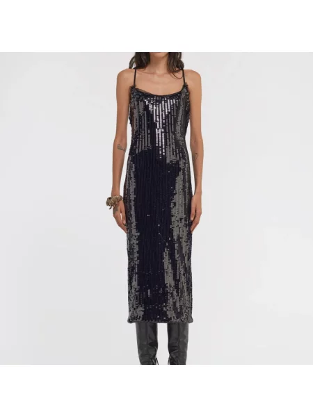 Sukienka midi Roberto Cavalli czarna