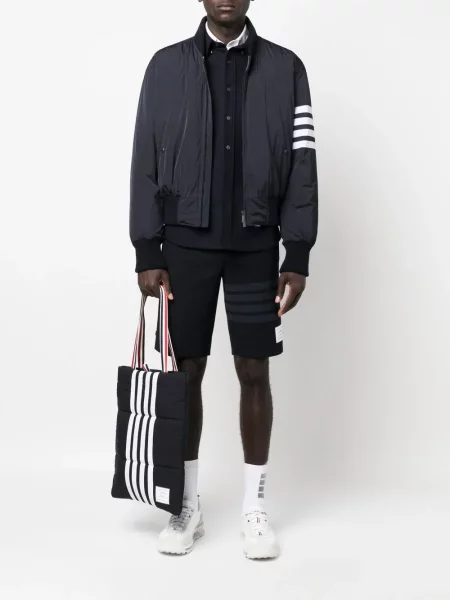 Zateplená bunda Thom Browne modrá