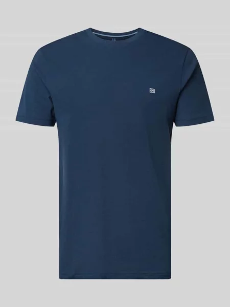 T-shirt z bawełny z okrągłym dekoltem Christian Berg Men