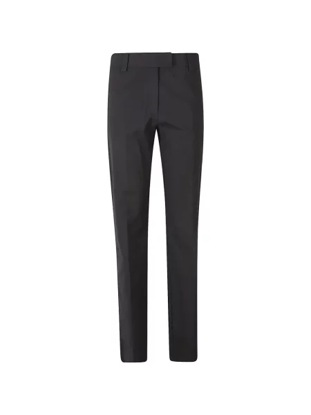 Pantaloni Miu Miu din poplin negru