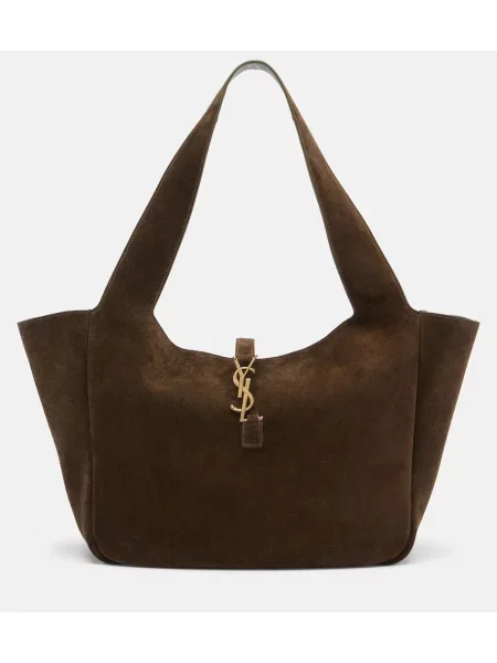 Shopper kabelka Saint Laurent zelená