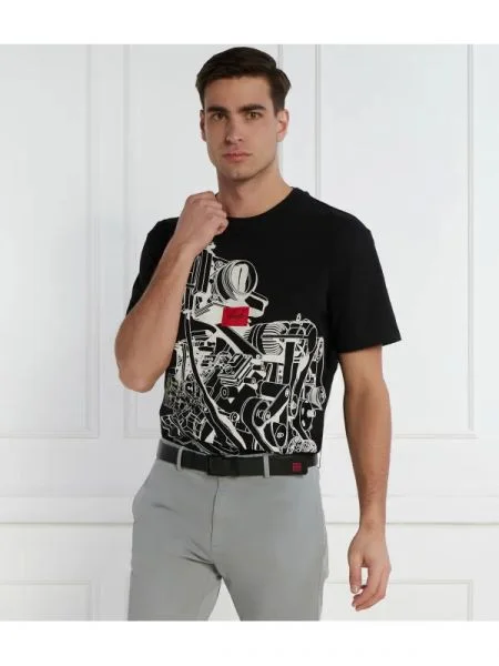 HUGO Tricou Dacifico negru