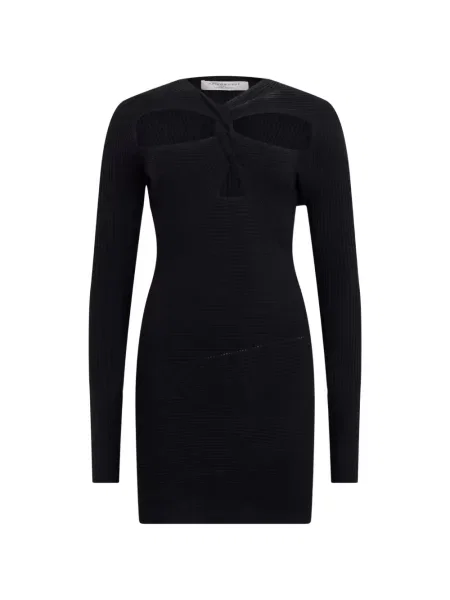 Rochie mini Philosophy Di Lorenzo Serafini tricotate negru
