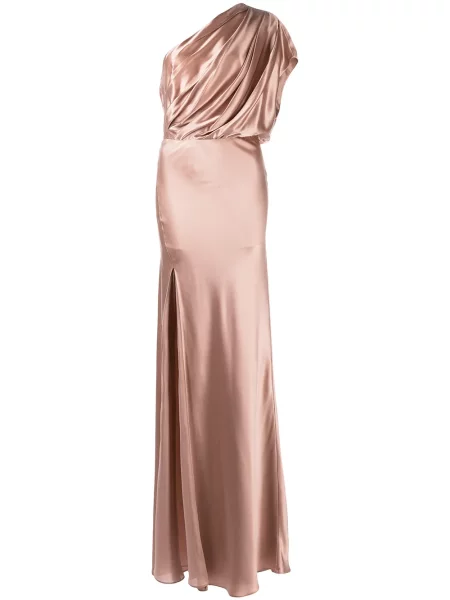 Rochie Michelle Mason cu spatele deschis roz