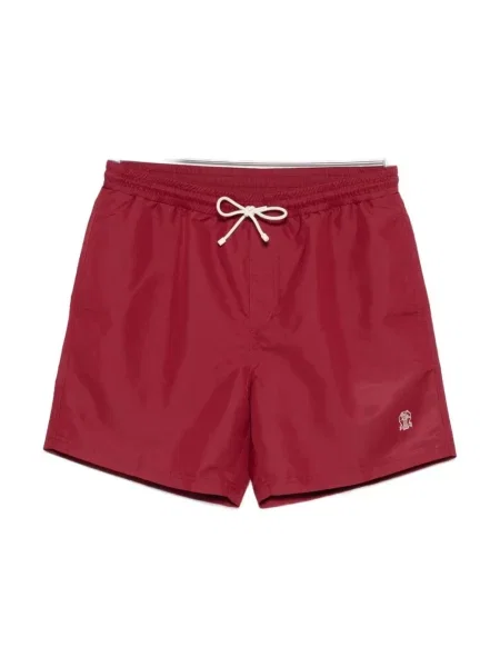 Kąpielówki Brunello Cucinelli czerwone