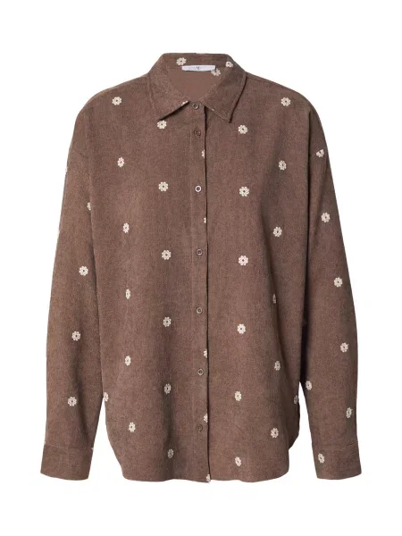 Hailys Bluza smeđa bijela