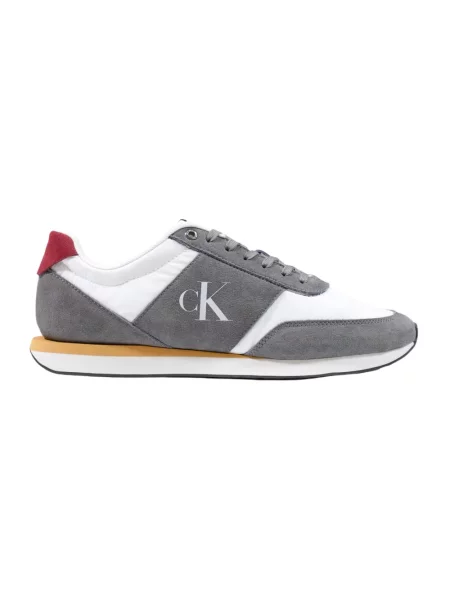 Sneakersy Calvin Klein skórzane retro