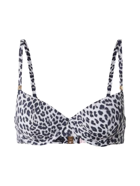 Hunkemöller Sutien costum de baie maro / negru / murdar alb