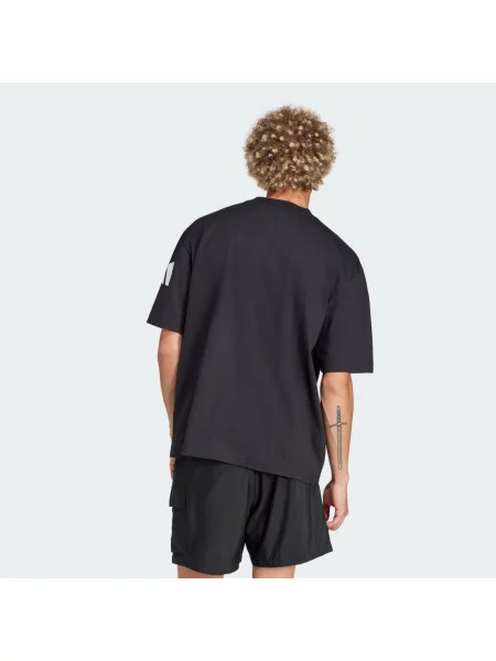 Koszulka Essentials Loose Fit 3 Bar Logo biała