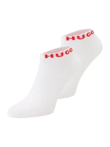HUGO Șosete roșu alb