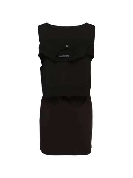 Rochie mini Alexander Wang cu legături negru