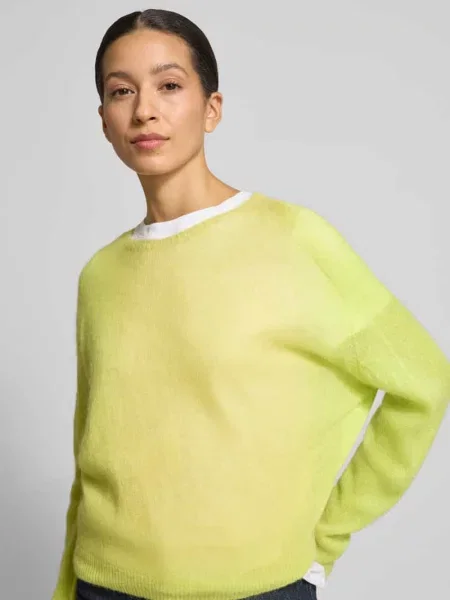 Sweter o kroju regular fit z imitacji dzianiny z mieszanki wełny z alpaki Rich & Royal