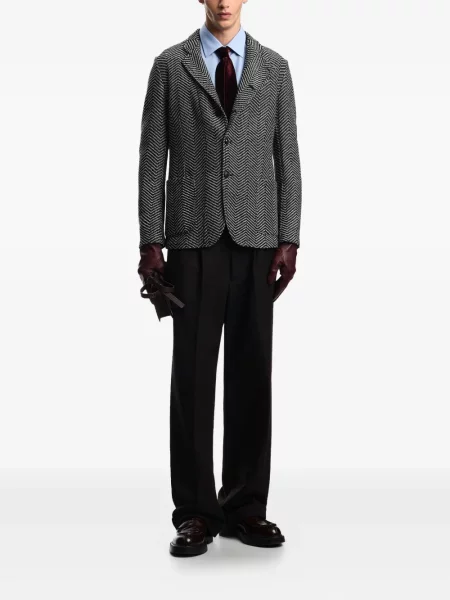 Cămașă Emporio Armani lungă albastru