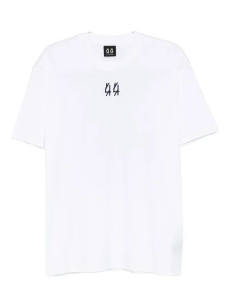 Klasické tričko 44 Label Group s potiskem bílé