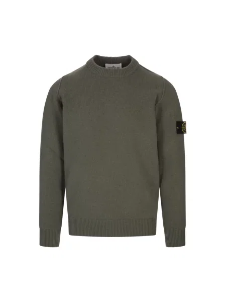 Sweter Stone Island z kamieniami zielony