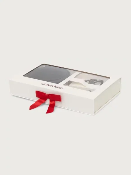 Bőr megfordítható öv Calvin Klein fekete