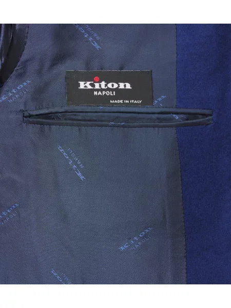 Sacou Kiton de lână albastru