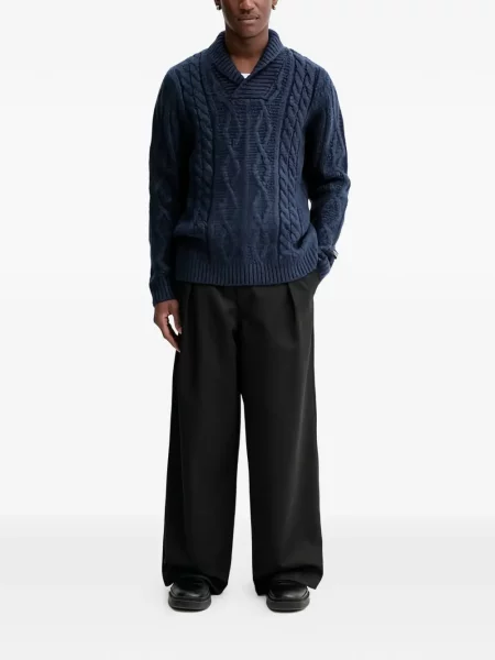 S ovratnikom majica s kapuljačom Levi's® s vezom s okruglim izrezom plava