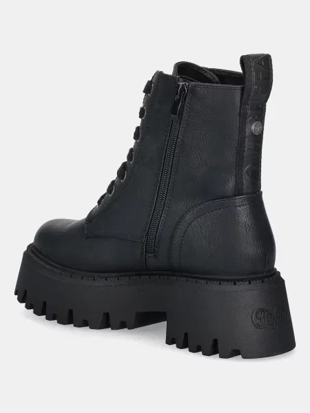 Черевики Buffalo Aspen Lace Up Warm на платформі злегка утеплені чорний