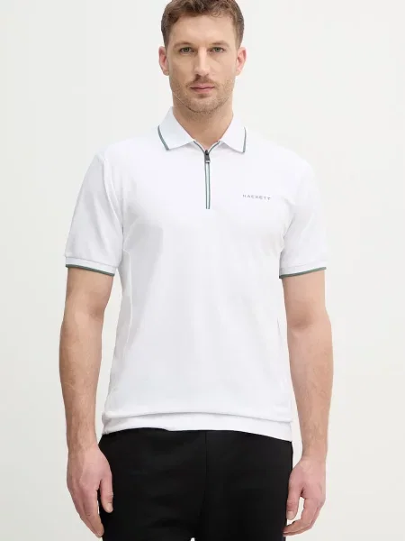 Polo majica Hackett London bela