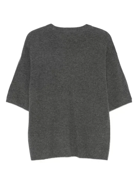Pletené tričko The Garment šedé
