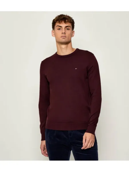 Tommy Hilfiger Pulover ESSENTIAL bordo