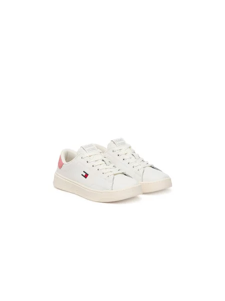 Sneakersy Tommy Jeans Tjw Script Cupsole biela