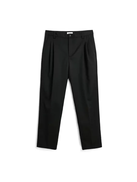 Spodnie Soulland wełniane czarne