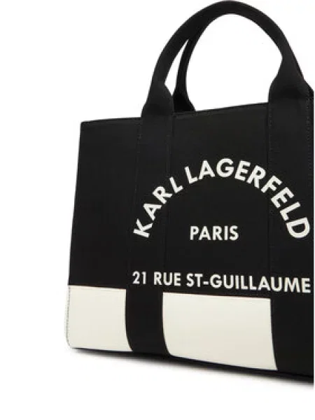 Karl Lagerfeld Shopper torba Rue ST-Guillaume pijeska crna
