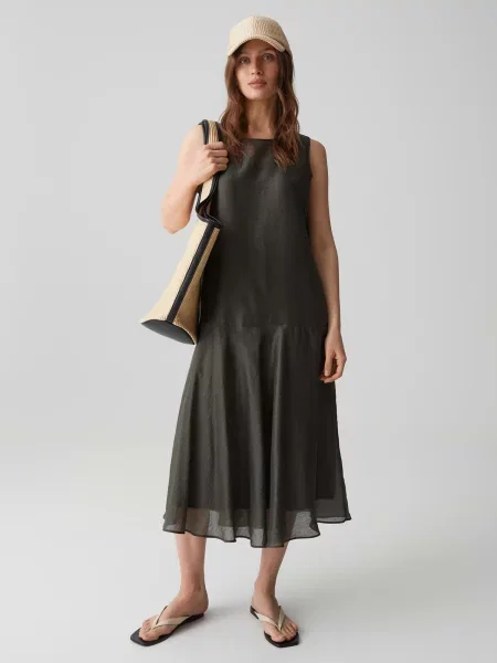 OPUS Rochie Welsa închis verde