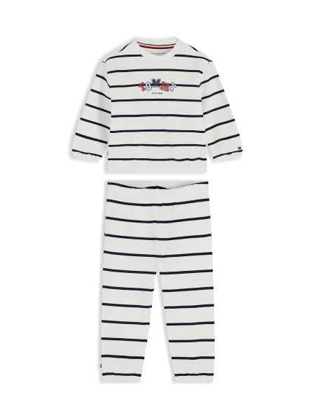 TOMMY HILFIGER Trening albastru noapte / albastru deschis / roșu alb