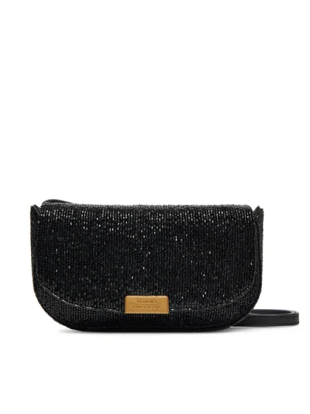Tommy Hilfiger Kabelka Party Le Mini Crossover Beaded čierna