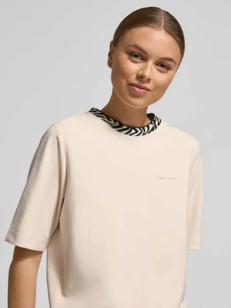 T-shirt z okrągłym dekoltem Marc Cain