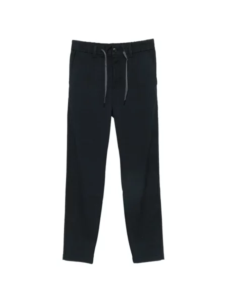 Pantaloni Boss în carouri cu cordon albastru