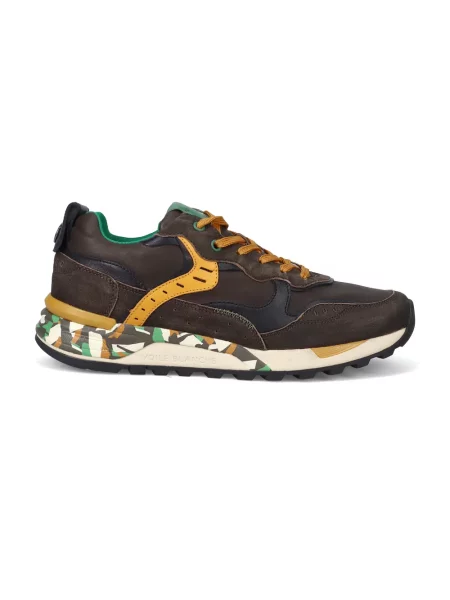 Sneakersy Voile Blanche skórzane czarne