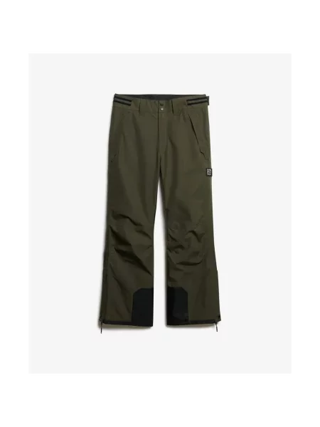 Spodnie narciarskie Superdry Freestyle Core zielone