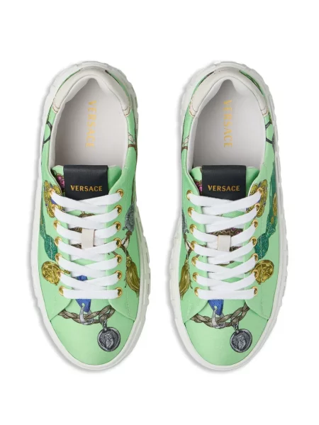 Vászon sneaker Versace zöld