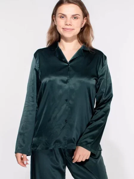 Блуза зелена