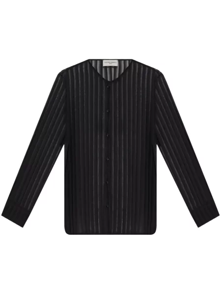 Koszula Officine Generale w paski czarna