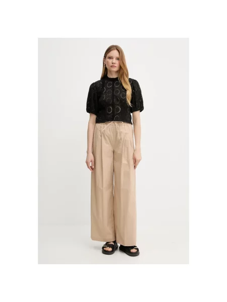 Twinset bluzka wzorzysta czarny