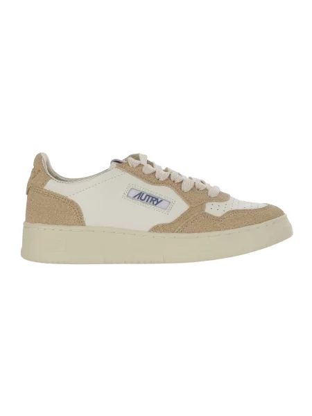 Sneakersy Autry zamszowe białe