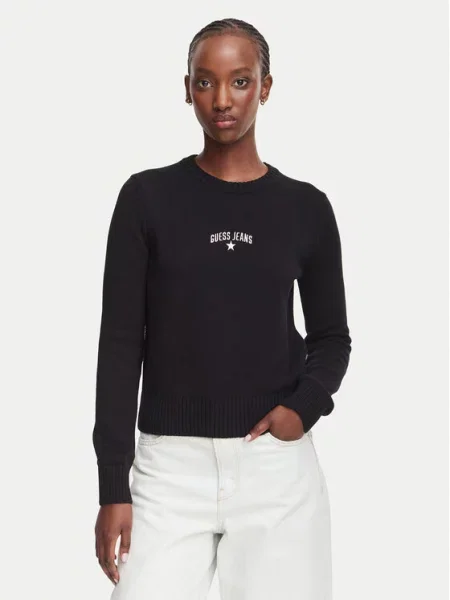 Guess Jeans Пуловер черен