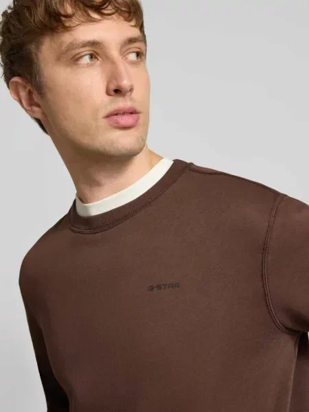 Bluza o kroju regular fit z detalami z logo w tonacji ton w ton G-star Raw