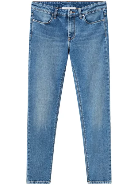 Skinny jeansy skinny Stella Mccartney niebieskie