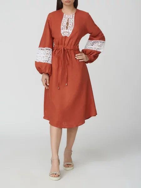 Платье Holy Caftan коричневое