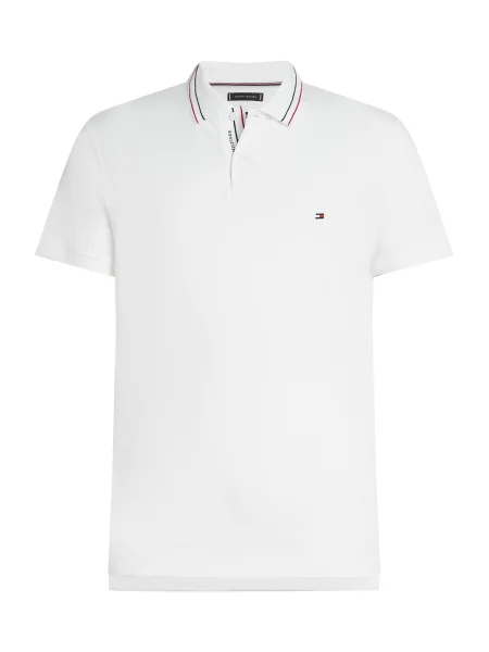 Tommy Hilfiger Polokošeľa Placket Interest biela