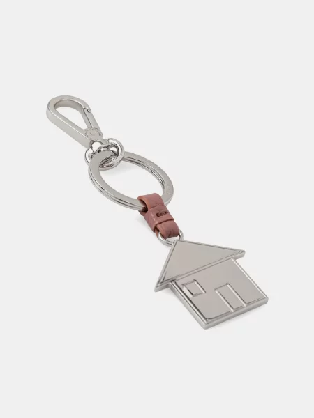 Coccinelle obesek za ključe usnjeni BASIC METAL roza