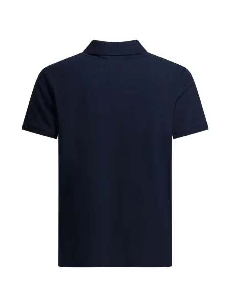 Cămașă cu dungi Polo Ralph Lauren cu dungi cu autograf cu decolteu rotund albastru